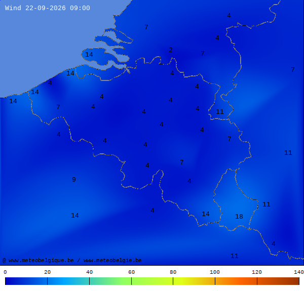 Vitesse du vent