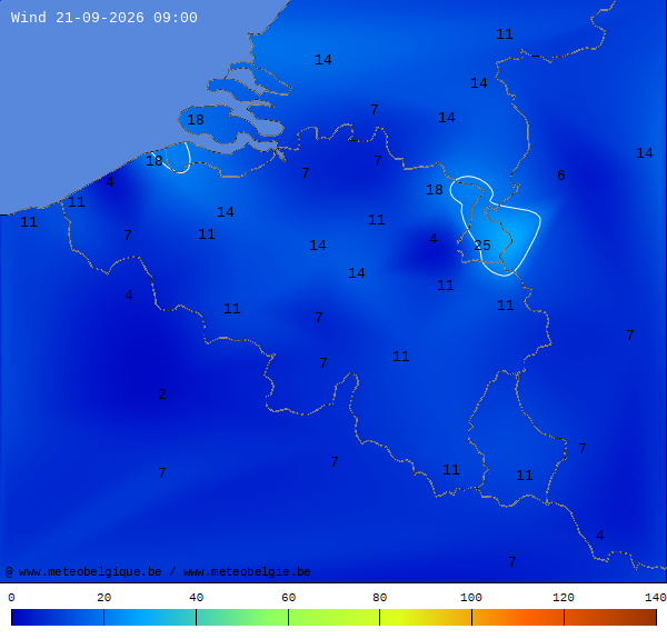 Vitesse du vent