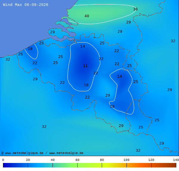 Maximale windsnelheid