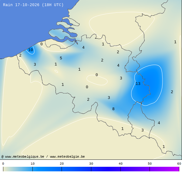 Pluies 24 heures