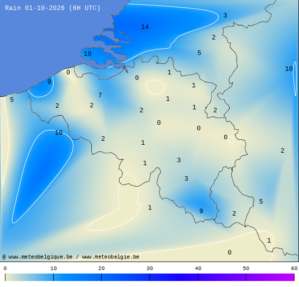 Regen 24 uren