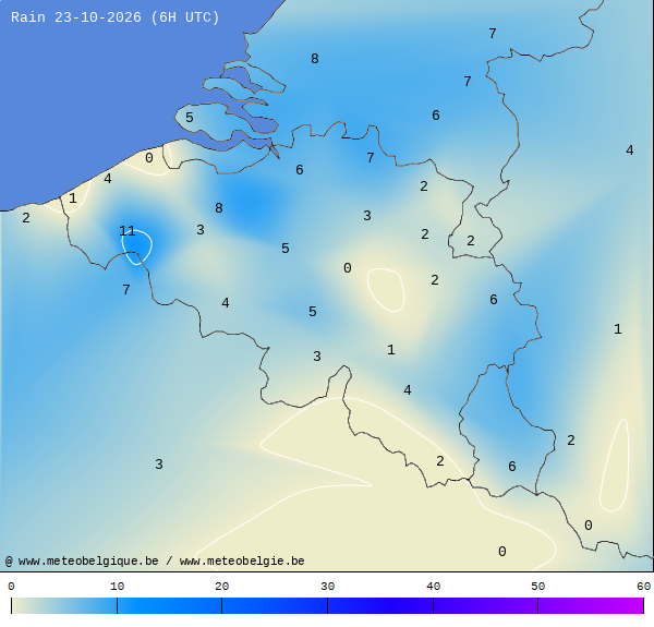 Regen 24 uren