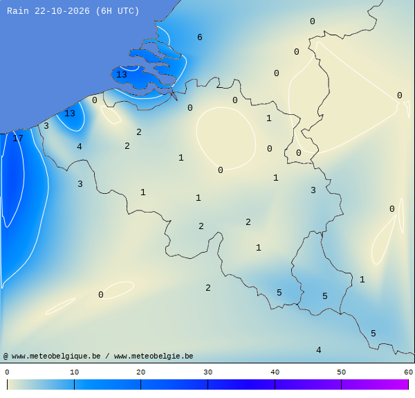 Pluies 24 heures