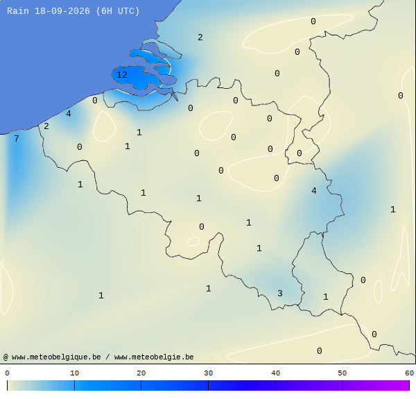 Pluies 24 heures