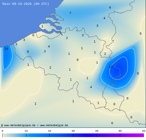 Regen 24 uren